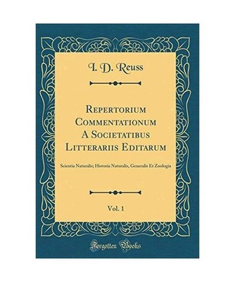 Repertorium Commentationum A Societatibus Litterariis Editarum, Vol. 1: Scientia