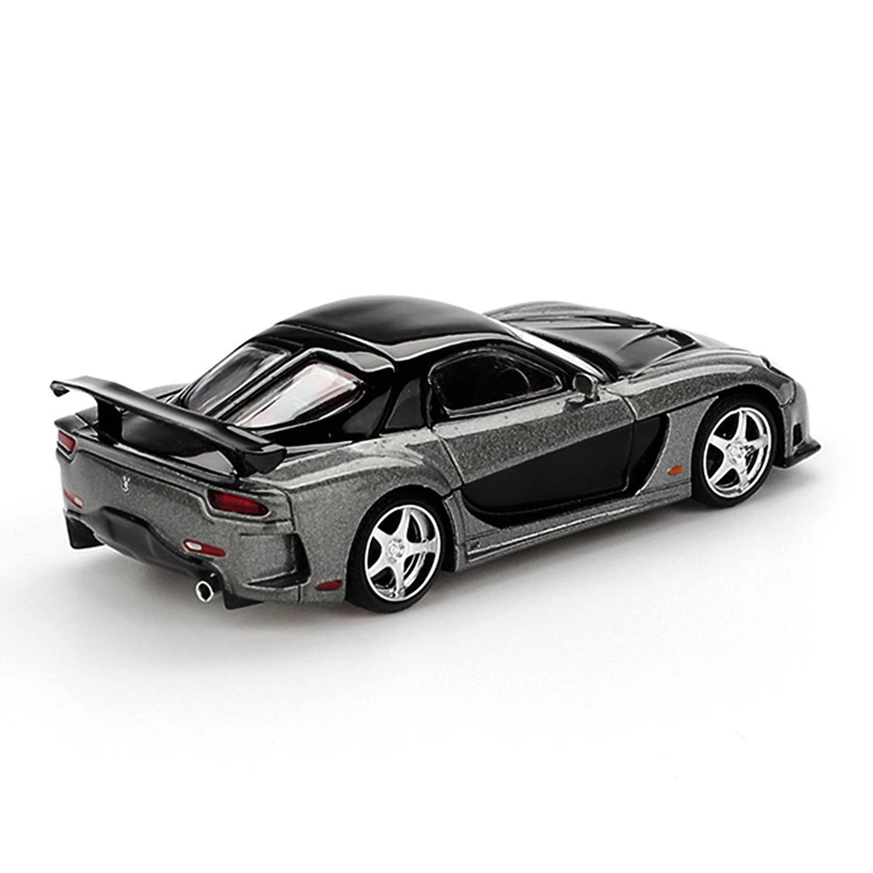 Mini GT 1:64 Mazda RX-7 VeilSide Fortune Grey #1057 - Image 4 of 4