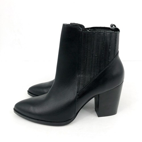 BLONDO Women's Reese Ankle Boot US 9.5 Black Leather Waterproof Bootie NWOB - Picture 7 of 13