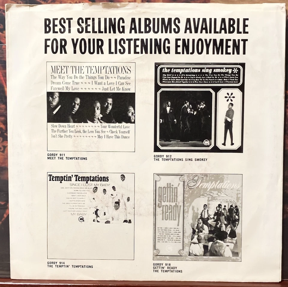TEMPTATIONS beauty is only skin deep U.S. GORDY 45rpm with RARE PICTURE SLEEVE - Image 3 of 3