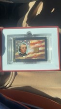 Andrew Johnson Commemorative Card with Memorabilia and Display Box