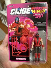 GI Joe Ninja Force Snake Eyes - Super7 ReAction  Plus - Target Exclusive