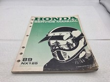 1989 Honda NX125 Service Manual Shop Repair Factory Genuine NX 125 OEM A4