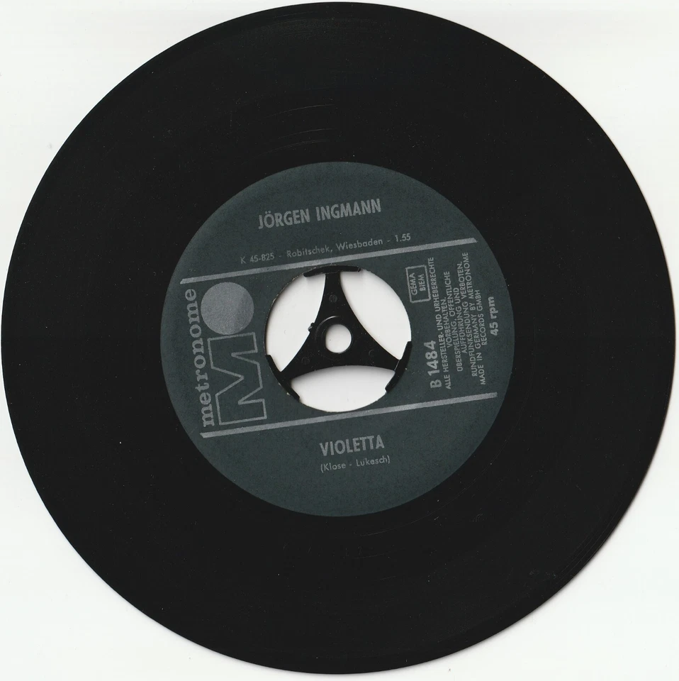 Jörgen Ingmann - High Noon - Violetta -  7" vinyl Single - Bild 4 von 4