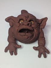 Mattel Boglins Blap Sponk Hand Puppet Brown Vintage 1987 Boglin