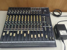 Blue Behringer Eurorack MX2004A 20-Channel Mixing Console Audio Mixer *Powers On