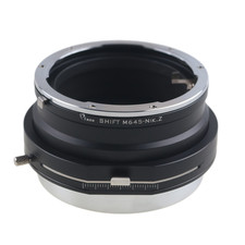 20mm Shift  Built-in Focus Lens Adapter Mamiya 645/M645 to Nikon Z Z9 Z8 Z7II
