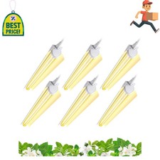 NEW LED Grow Light Full Spectrum 2FT Plant Growing Lamp 6 Pack Indoor Plants