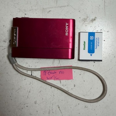 Sony Cyber-shot DSC-T200 Red 8.1MP 3.5'' Touch LCD Screen Portable Digital Camera