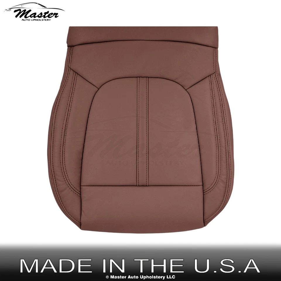 Fundas de asiento delanteras de terracota para Lincoln MKZ 2017-2020 para cuero Foto 2 de 4