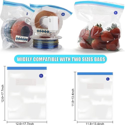 Keep Filament Dry 3D Filament Storage Bag Vacuum Kit 1kg Spool - Afbeelding 2 van 8