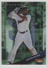2015 Bowman's Best Green Refractor 87/99 Justin Upton #64 y8h