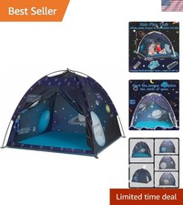 Durable Space World Kids Playhouse - 47" Galaxy Tent for Indoor/Outdoor Fun