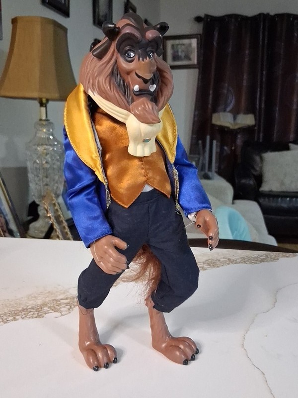 "THE BEAST DOLL" FROM BEAUTY AND THE BEAST~ 12 inch original used