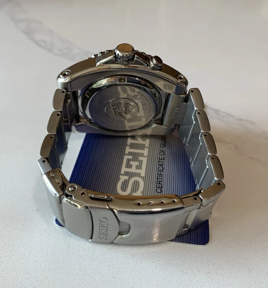 Seiko Prospex 5M62-0BL0 Men’s Kinetic Diver’s Watch - 200M - Image 4 of 4