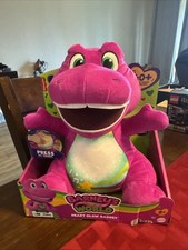 NEW Barney's World Heart Glow Barney Plush Toy with Lights and Music