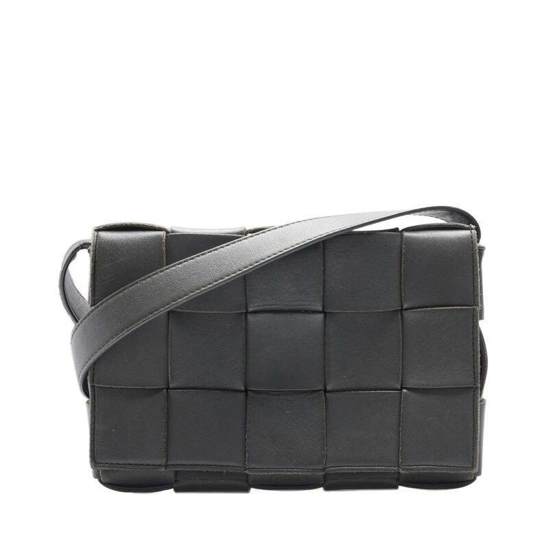 Bottega Veneta Khaki Cassette Medium Crossbody Bag 125307147
