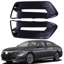 Pair of Front Bumper Fog Light Lamp Frame Covers Grille Bezel Compatible with...