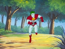 CAPTAIN PLANET Animation Cel  Production Art vintage cartoon Network 90's  I2