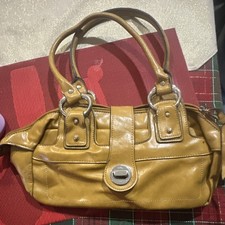 Cato Mustard Yellow Shoulder Bag Silver Hardw...