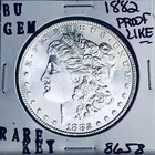 1882 BU GEM MORGAN SILVER DOLLAR UNC /MS+++ U.S. MINT RARE COIN 8658