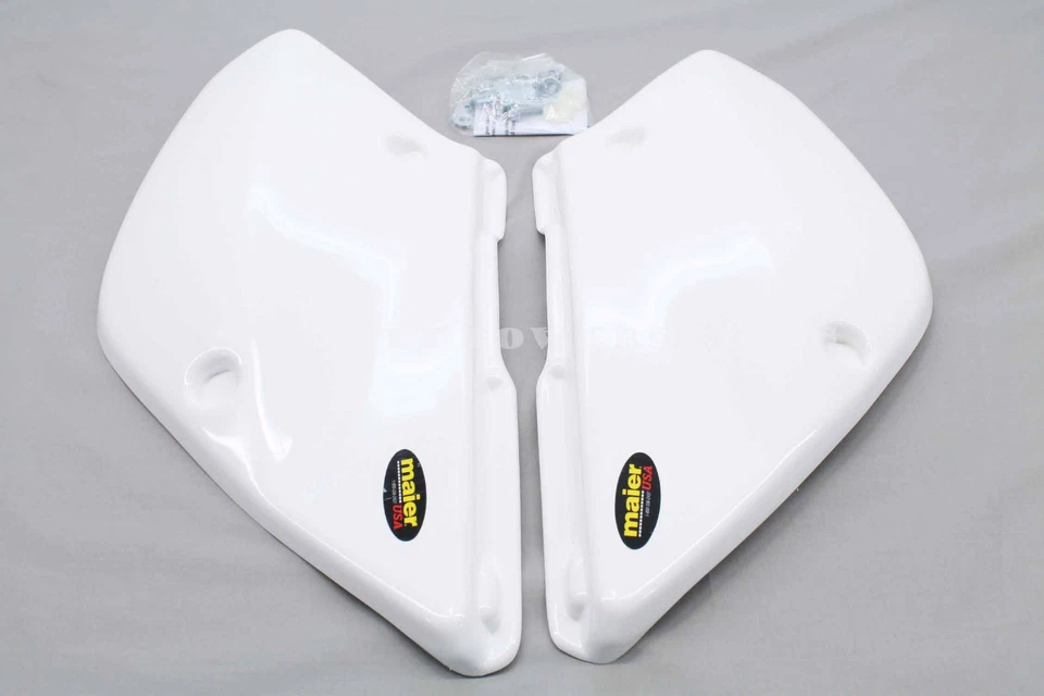 Juego Panel Lateral XR80 R XR100 R 2001-2003 Honda Izquierdo Derecho Cubierta Blanco #S56 Foto 2 de 4