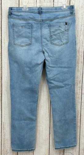 Art Class Husky Blue Jeans Tag Size 18 (34x29) Mid Rise Skinny Stretch Denim - Picture 2 of 8