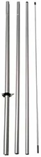 Feather Swooper Flag Pole Telescopic Kit, Aluminum Banner Flag Pole Kit with...