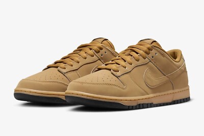 Nike Dunk Low Retro SE Wheat Gum Yellow Black HQ1932-700 US Men's