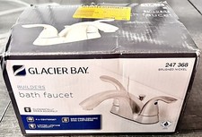 Glacier Bay Builders 247 368  Bath faucet in brushed nickel