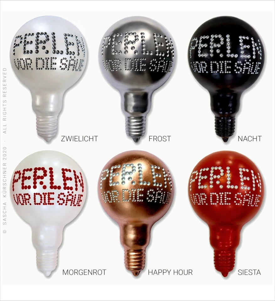 FROST, Wand-Objekt-Kunst-Skulptur, aus Perlen vor die Säue, Limited Edition - Bild 4 von 4