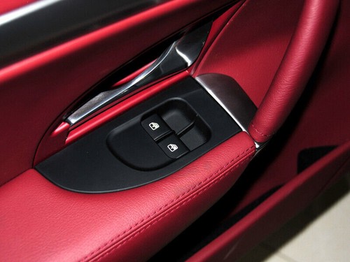 2Pcs Set Window Master Switch Button Cover For Maserati Gran Turismo 2007-2014 - Picture 9 of 10