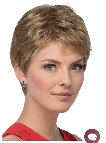 Women’s Short Hair Wig Brown Pixie Cut High Quality - See Description For Detail
