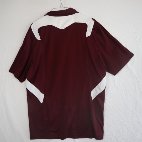 Texas A&M Aggies Polo Shirt Mens Large Adidas Climalite Scorch Golf Short Sleeve - Picture 3 of 6