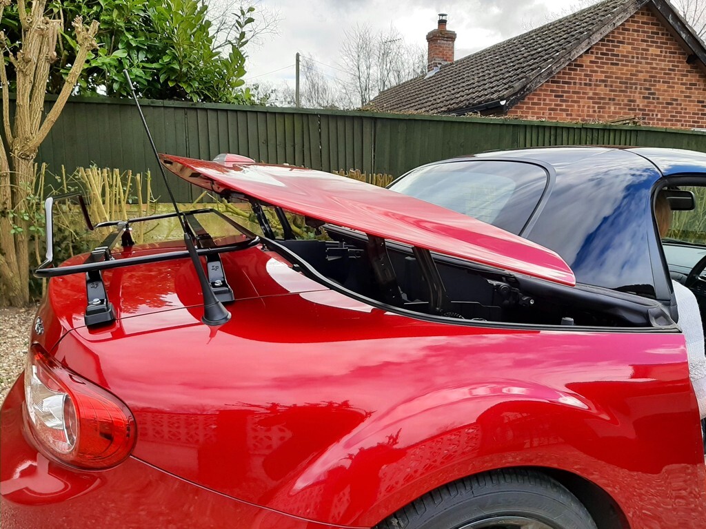 Mazda MX5 MK3 Miata NC Luggage Boot Rack Stunning Modern Black