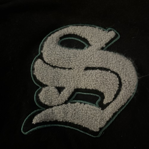 Harry Potter - Slytherin Letterman Button Jacket XL - Embroidered Blue/Gray - Picture 2 of 7