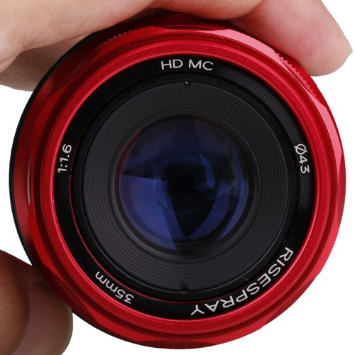 RISESPRAY 35mm f/1.6 Mini Lens V for Fuji Fujifilm X-T3 X-T2 X-T1 X-H1 X-T10 - Picture 3 of 14
