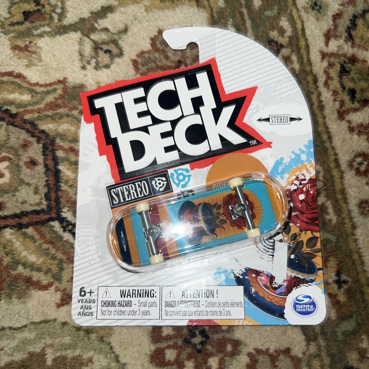 Tech Deck Stereo Jason Lee Rose in Coffee Cup Fingerboard