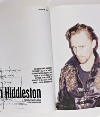 Tom Hiddleston Holliday Grainger Terry O'Neill Brady Corbet 1883 MAGAZINE Rare !