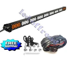 50''Inch 270W LED Light Bar Amber White Combo Driving Offroad Boat SUV 4WD Truck