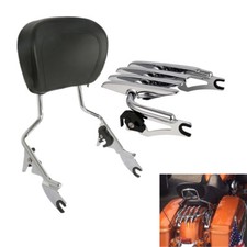 Backrest Sissy Bar Stealth Luggage Rack Fit F...