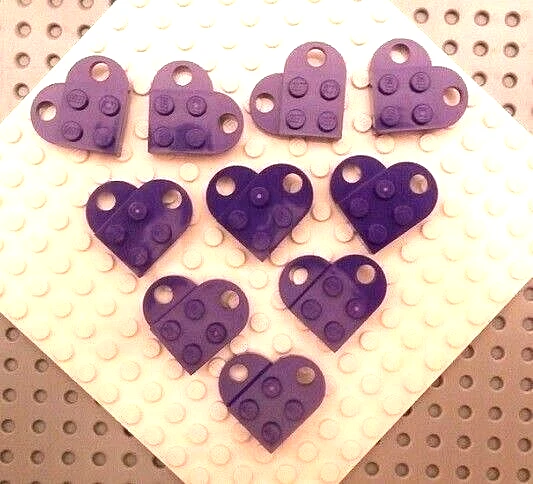 Lego heart necklace purple deals