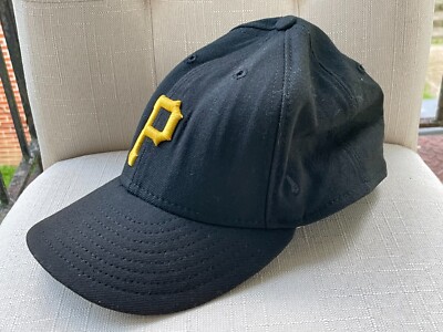 Casquette courbée noire ajustée 59FIFTY Low Profile Poly Pittsburgh Pirates MLB New Era