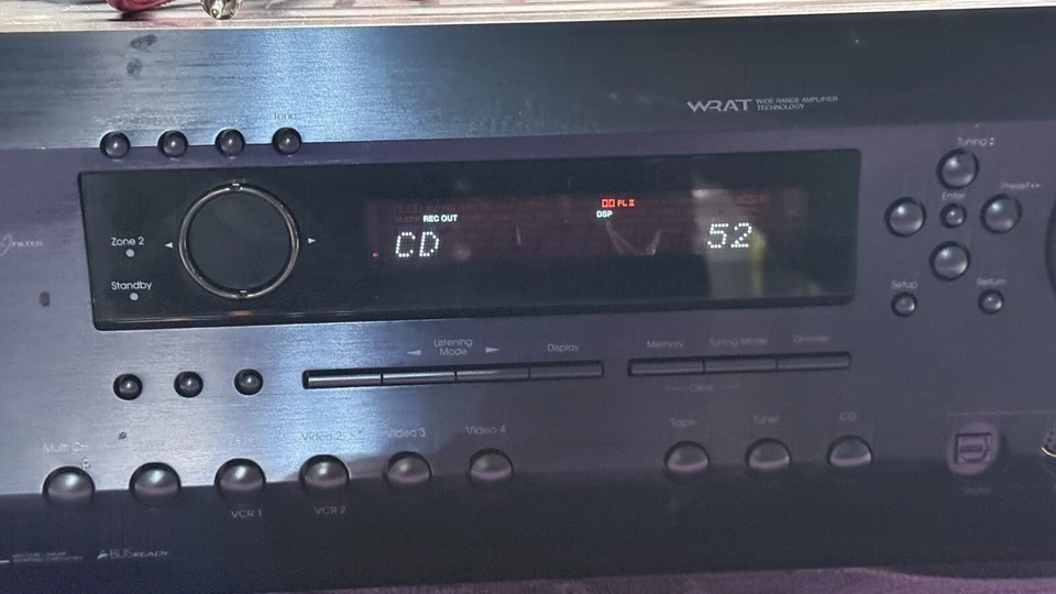 Onkyo Integra DTR-5.5 7.1 Ch Dual Zone Class 2 Wiring MONSTER Receiver Xtrs WORK - Image 4 of 4