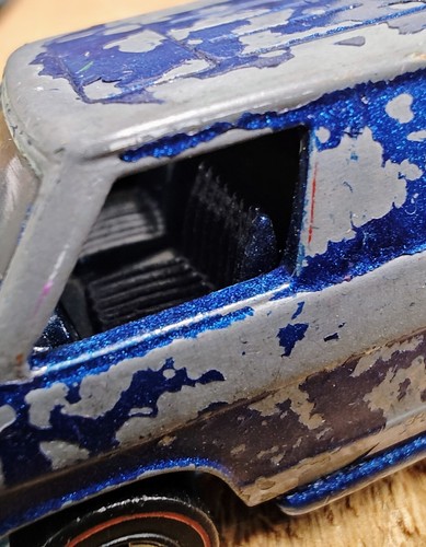 Hot Wheels - Classic Sparkle Blue Van 1974 - Hong Kong Made Die Caste Metal - Picture 7 of 11