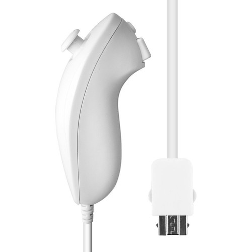 2 PACK For Wii & Wii U Console Nunchuck Wii Nunchuk Game Controller Remote White - Picture 10 of 27