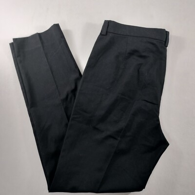 H&M Skinny Fit Flat Front Black Dress Pants Mens Size 30x27 | eBay