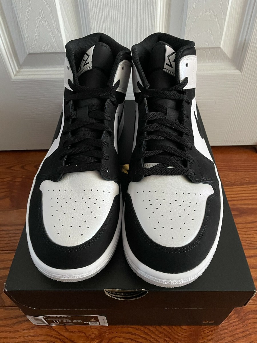 Nike Jordan 1 Mid Diamond Shorts Size 11.5 DH6933-100 Black White