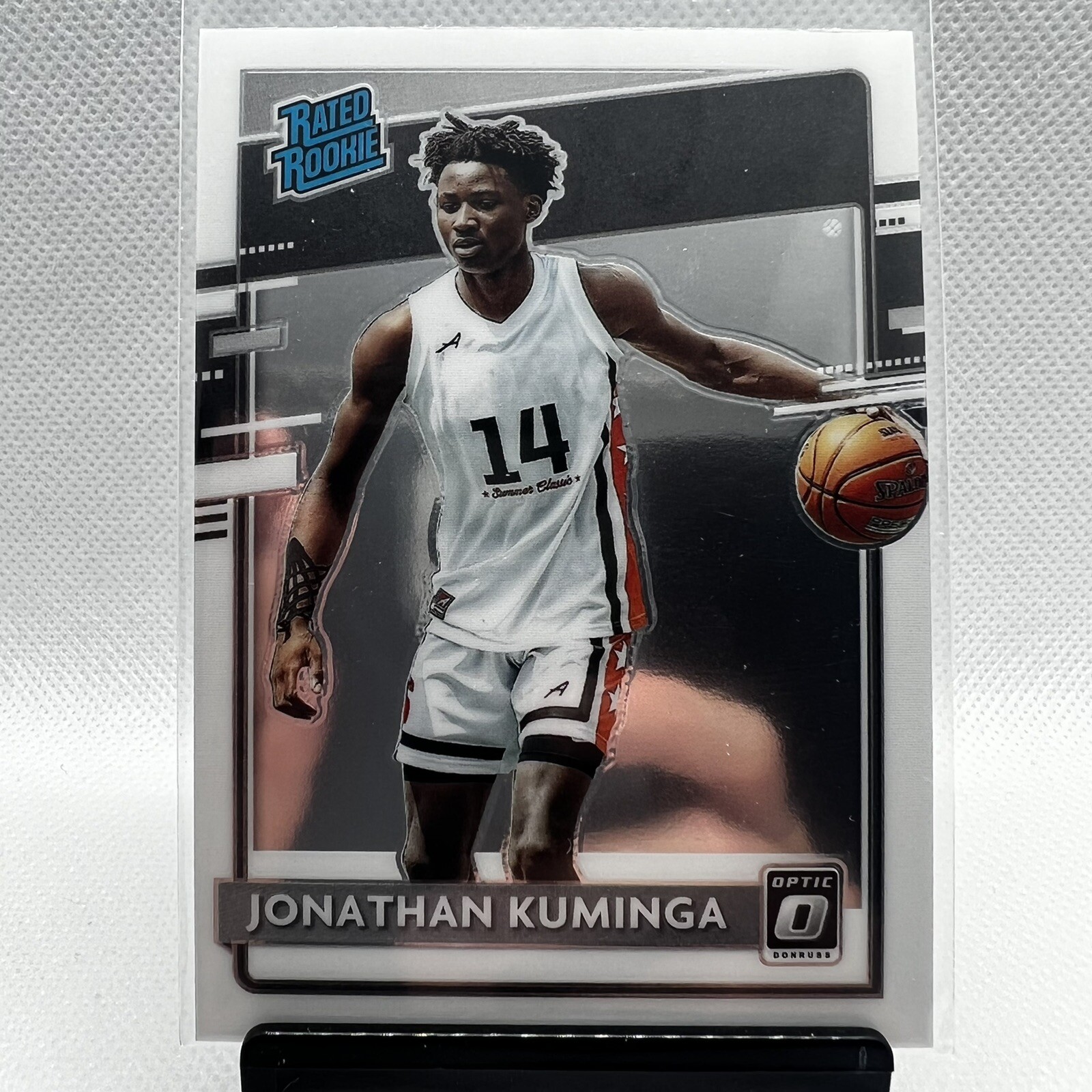 2021 Panini Chronicles Draft Picks Jonathan Kuminga OPTIC Rated Rookie #205