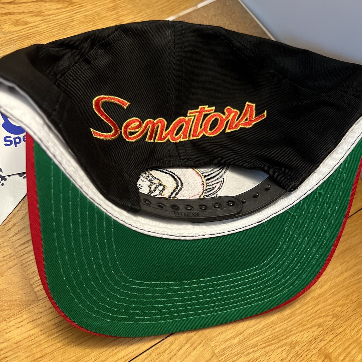 Vintage Ottawa Senators Sports Specialties Script Snapback Hat Cap OSFA 90s  NHL